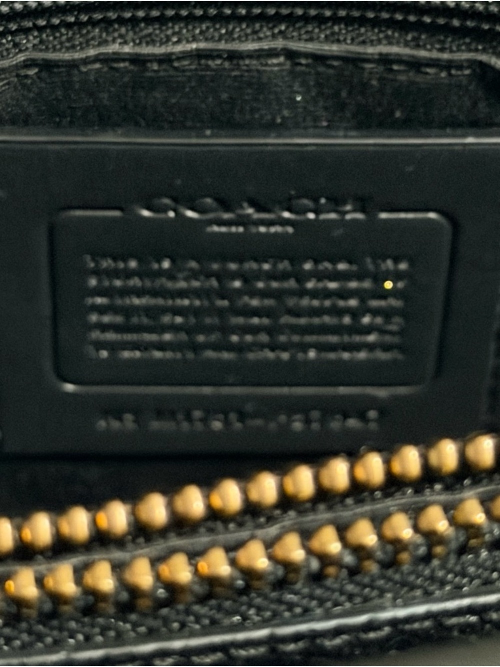 Coach Black Leather Satchel with Gold-Tone Accents - Picture 3 of 7